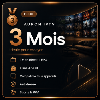 Abonnement IPTV 3 Mois